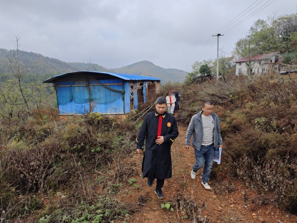 承办法官现场勘查案涉土地四至界限及实际耕种情况2_副本.jpg